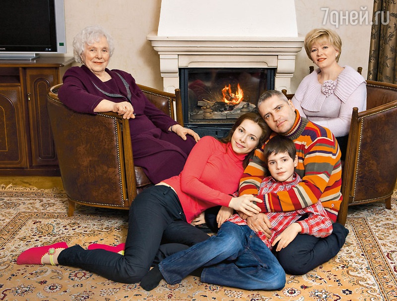 Екатерина Гусева, муж, сын, мама, бабушка. фото